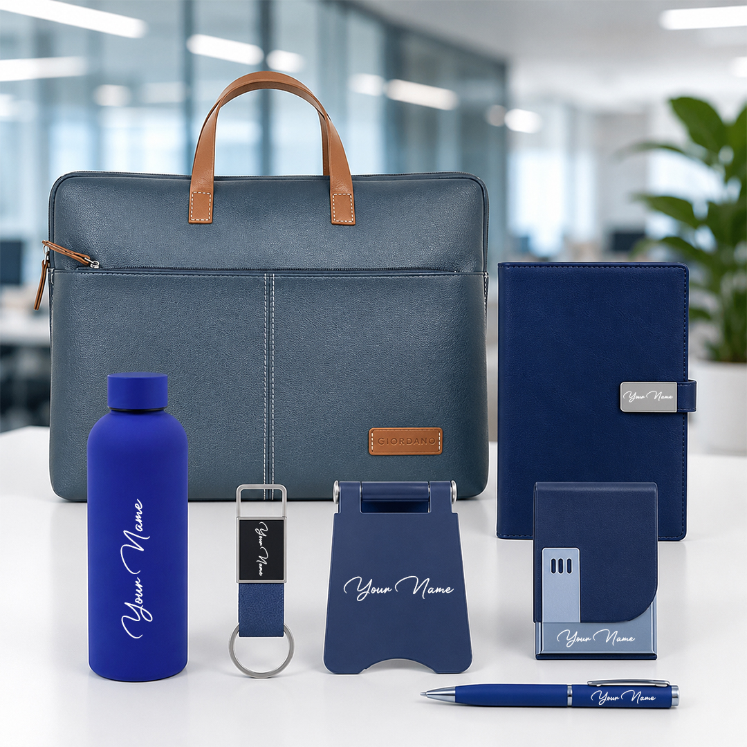 The Complete Personalized 7-in-1 Office Gift Set